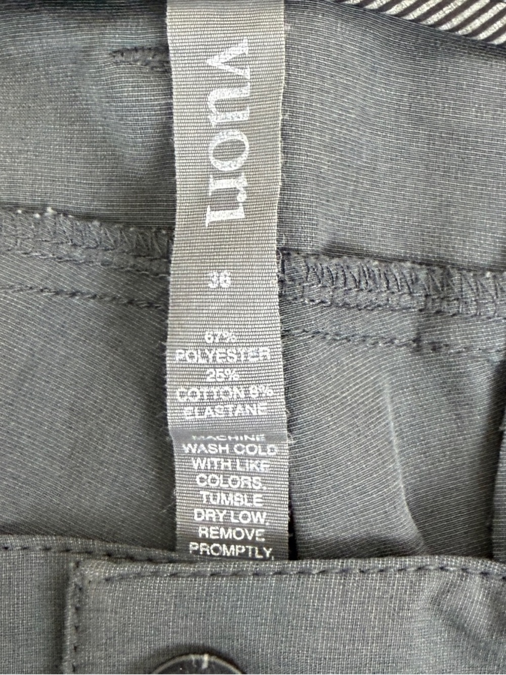 Vuori Men’s Aim Shorts 8” | 36 | Charcoal Grey - Picture 6 of 6